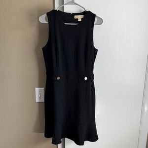 Michael Kors Black Sleeveless Dress | Size Medium